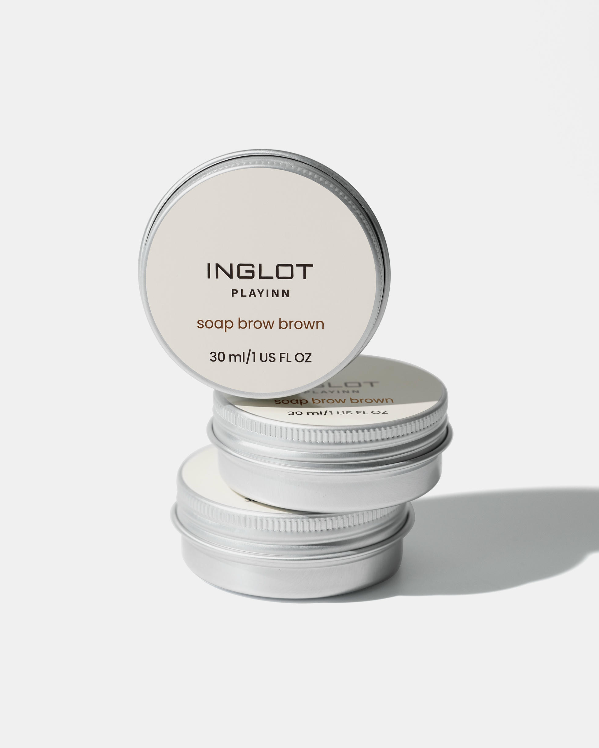 Средство для укладки бровей Мыло-фиксатор Playinn Soap brow brown