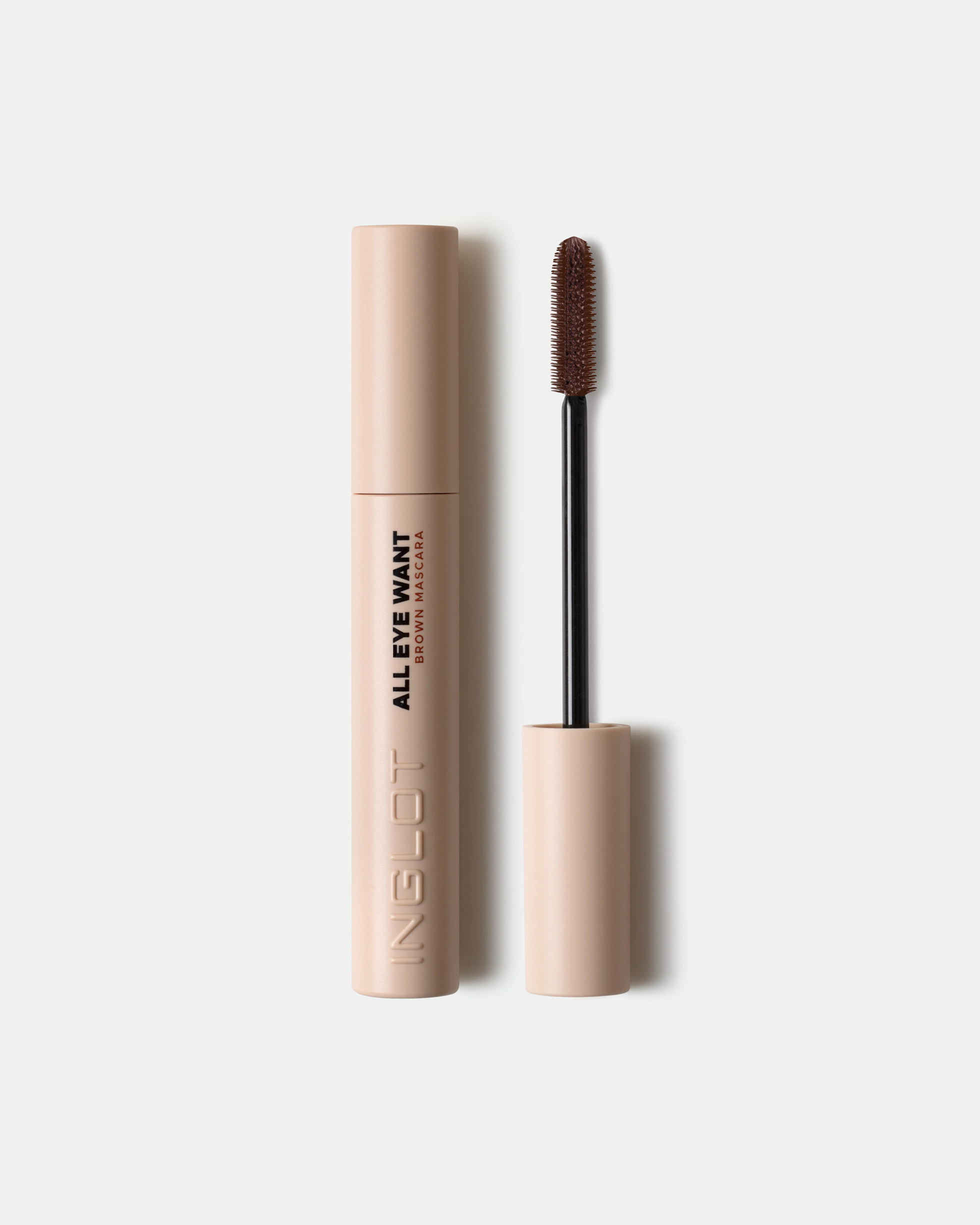 Тушь для ресниц коричневая All Eye Want Mascara INGLOT для глаз